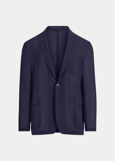 Ralph Lauren Wool Gauze Blazer Herre Danmark (ADZRJ1072)